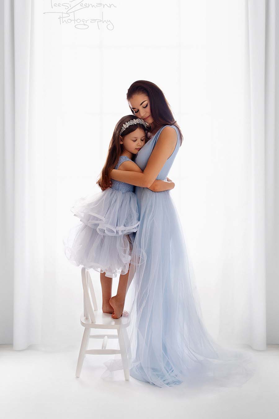 Blue Maternity Dresses - Blue Maternity Photoshoot Dresses – Mii-Estilo