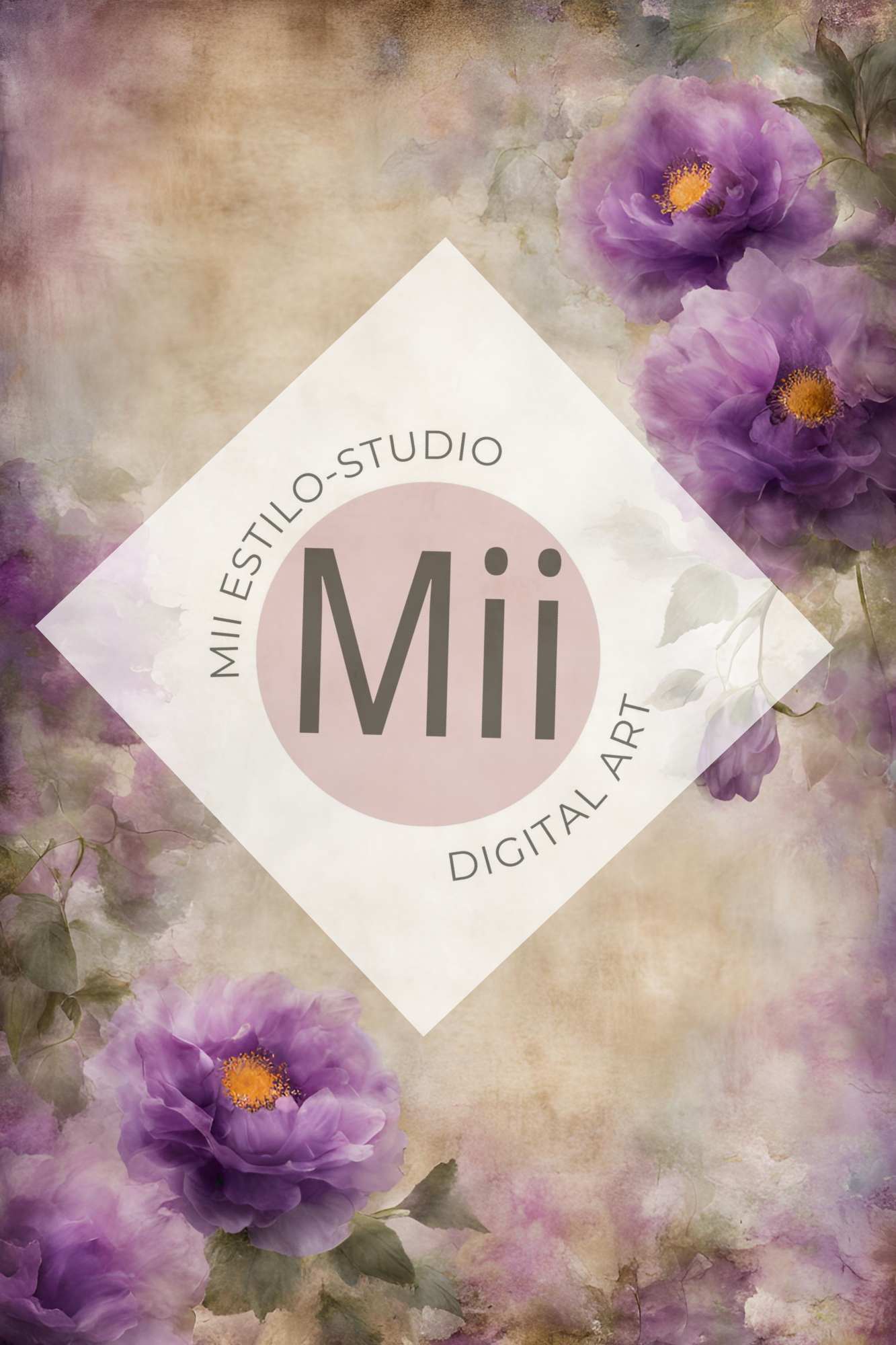 Allium Flower Handcrafted Canvas Style Digital Backdrops, Maternity Photoshoot Backgrounds, Flower Texture Overlays, Flower Fine Art Backdrop Designs, Photoshop Overlay Textures - Mii - Estilo