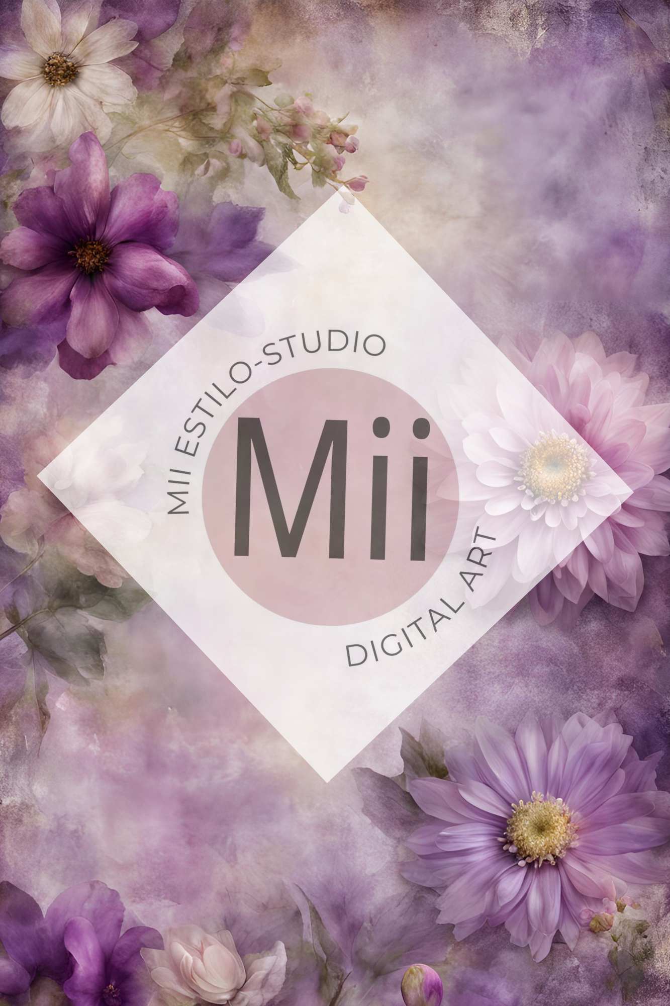 Allium Flower Handcrafted Canvas Style Digital Backdrops, Maternity Photoshoot Backgrounds, Flower Texture Overlays, Flower Fine Art Backdrop Designs, Photoshop Overlay Textures - Mii - Estilo