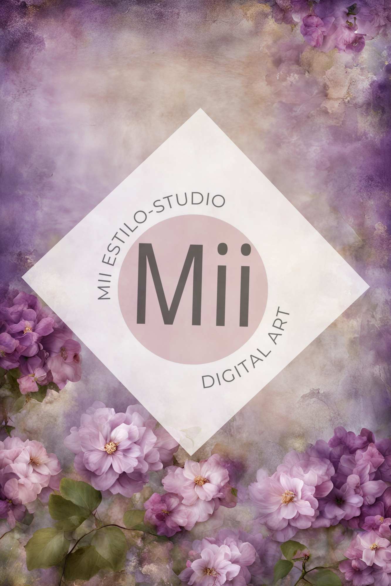 Allium Flower Handcrafted Canvas Style Digital Backdrops, Maternity Photoshoot Backgrounds, Flower Texture Overlays, Flower Fine Art Backdrop Designs, Photoshop Overlay Textures - Mii - Estilo