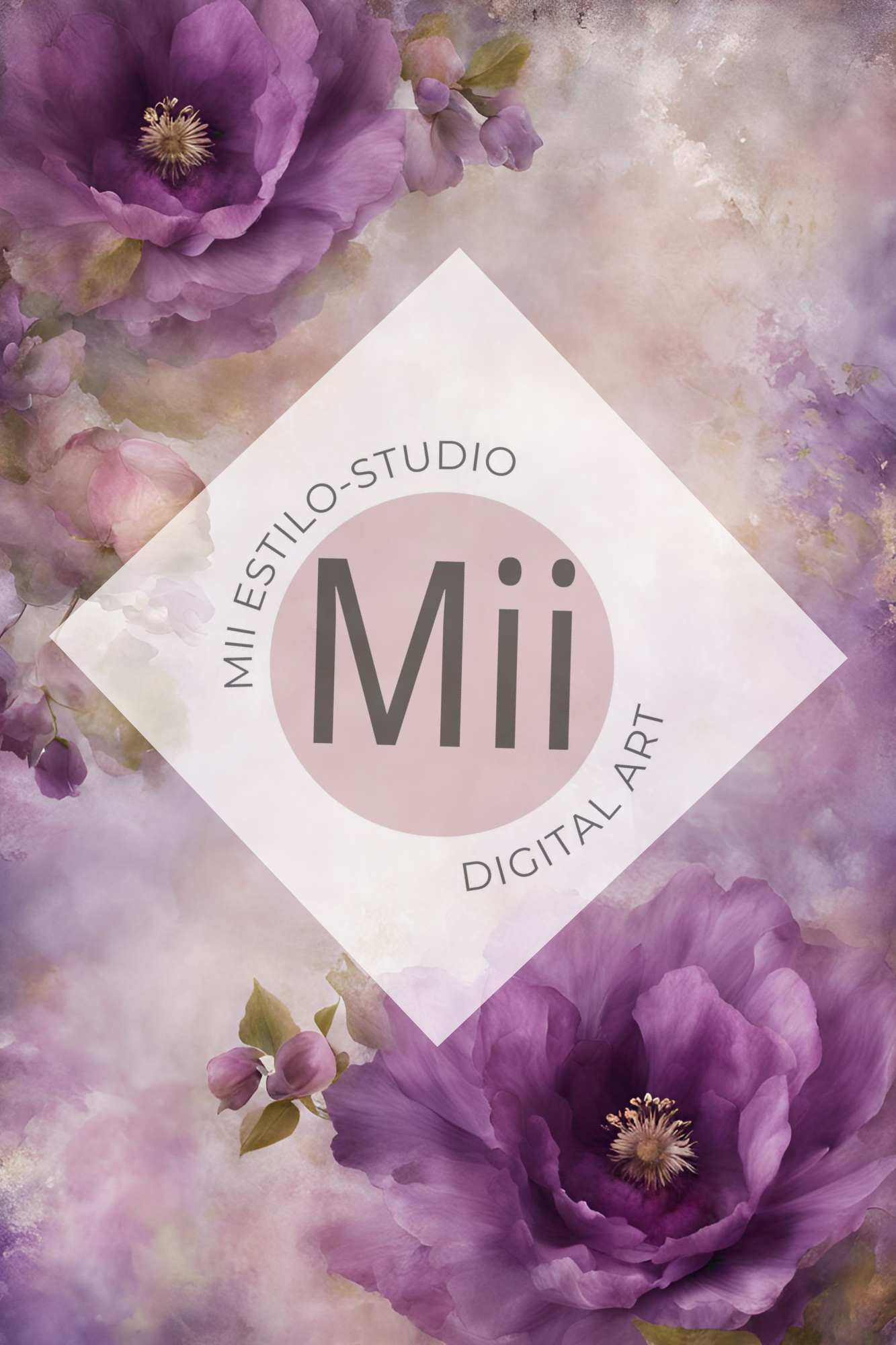 Allium Flower Handcrafted Canvas Style Digital Backdrops, Maternity Photoshoot Backgrounds, Flower Texture Overlays, Flower Fine Art Backdrop Designs, Photoshop Overlay Textures - Mii - Estilo