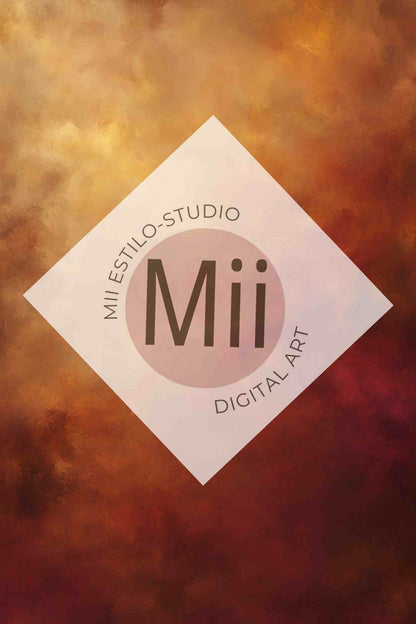 Astratia Luxury Abstract Digital Backdrop – Soft Gold, Turquoise &amp; Warm Tones for Photography &amp; Photoshop - Mii - Estilo